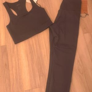 Girlfriend Collective compression workout set